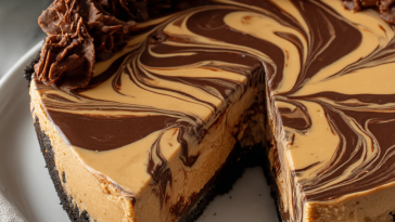 Decadent Chocolate Peanut Butter Swirl Pie