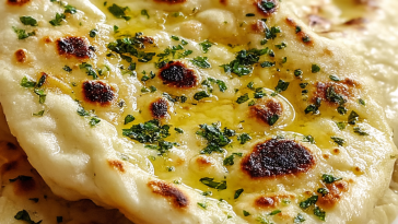 Easy Garlic Naan Bread