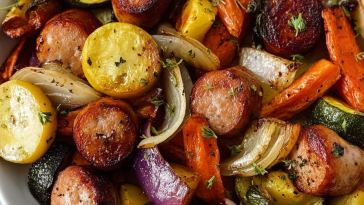 Sheet Pan Sausage & Veggies