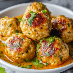 Coconut Chicken Meatballs