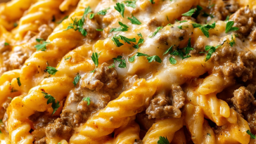 Creamy High Protein Beef Pasta