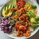 Spicy Shrimp Burrito Bowl