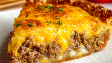 One-Pan Cheeseburger Pie Dinner