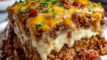 Cheesy Meatloaf Casserole