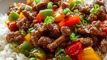 Beef Pepper Rice Bowl