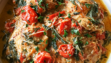 Delicious Slow Cooker Tuscan Chicken