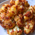 Crispy Parmesan Roasted Cauliflower