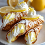 Zesty Lemon Meringue Pie Cannoli