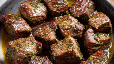 Cowboy Butter Steak Bites
