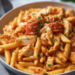 Tomato and Chicken Pasta Delight