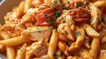 Tomato and Chicken Pasta Delight