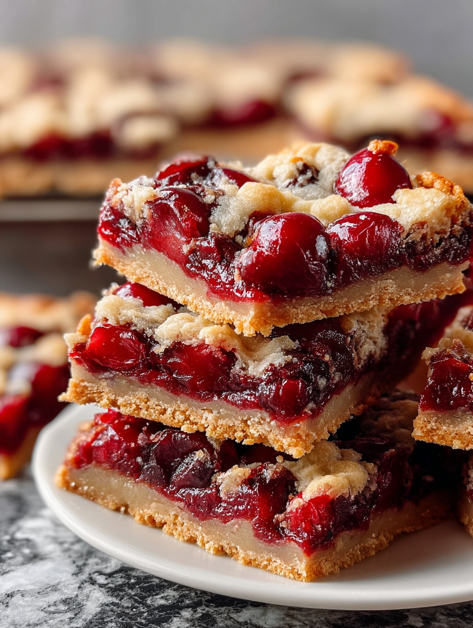 Christmas Cherry Bars