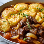 Beef Stew with Potato Topping