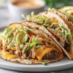 Big Mac Style Smash Burger Tacos