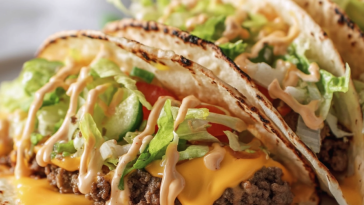 Big Mac Style Smash Burger Tacos