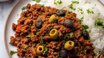 Authentic Cuban Beef Picadillo