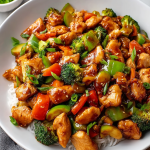 Quick Honey Garlic Chicken Stir Fry
