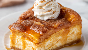 Pumpkin Sopapilla Cheesecake
