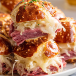 Reuben Pretzel Sliders