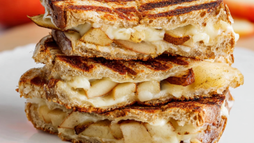 Roasted Apple and Brie Panini