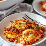 Easy Baked Ravioli Casserole