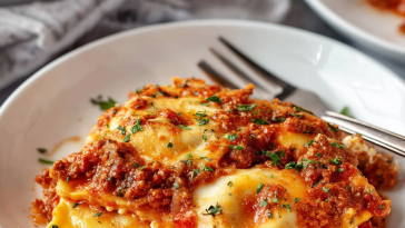 Easy Baked Ravioli Casserole