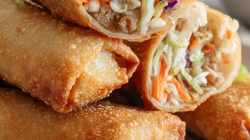 Chicken Coleslaw Egg Rolls