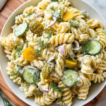 Dill Pickle Pasta Salad